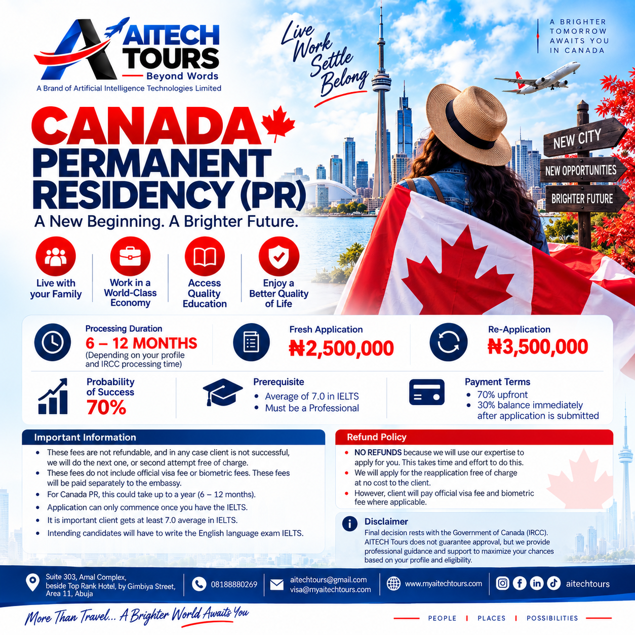 Canada destination