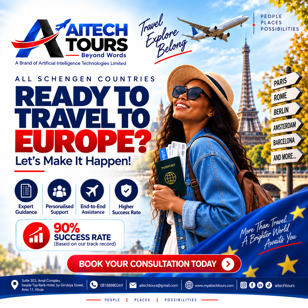 Schengen (29 Countries) destination